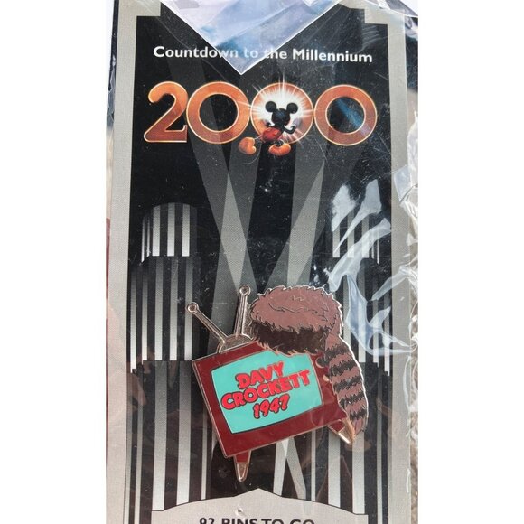 Disney Davy Crockett 1947 Countdown To The Millennium Pin 93 Collectible - Picture 3 of 9